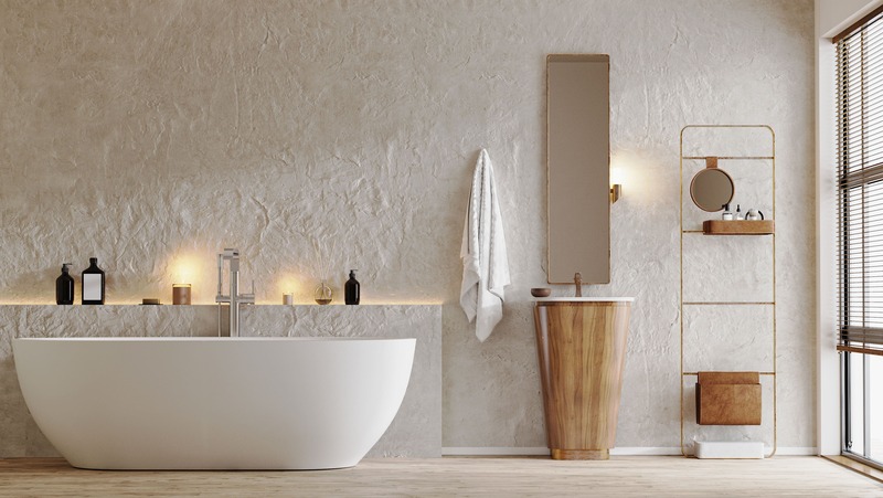 Modernes Badezimmer nach Sanierung